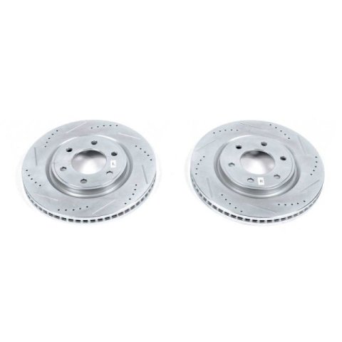 Power Stop 11-13 Infiniti QX56 Front Evolution Drilled & Slotted Rotors - Pair thumbnail 1