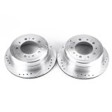Power Stop 98-07 Lexus LX470 Rear Evolution Drilled & Slotted Rotors - Pair thumbnail 1