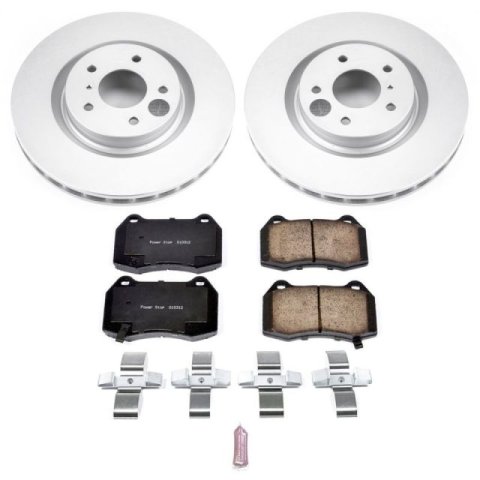 Power Stop 03-04 Infiniti G35 Front Z17 Evolution Geomet Coated Brake Kit thumbnail 1