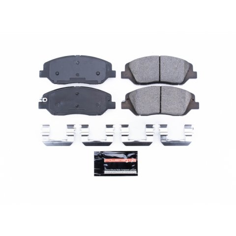 Power Stop 17-18 Hyundai Santa Fe Front Z23 Evolution Sport Brake Pads w/Hardware thumbnail 1