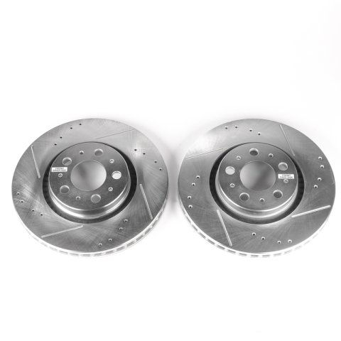 Power Stop 01-09 Volvo S60 Front Evolution Drilled & Slotted Rotors - Pair thumbnail 5