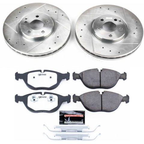 Power Stop 03-06 Mercedes-Benz S430 Front Z26 Street Warrior Brake Kit thumbnail 1