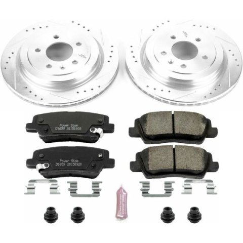 Power Stop 13-15 Cadillac ATS Rear Z23 Evolution Sport Brake Kit thumbnail 1