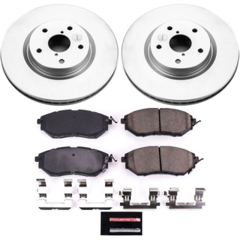 Power Stop 06-07 Subaru B9 Tribeca Front Z17 Evolution Geomet Coated Brake Kit thumbnail 1