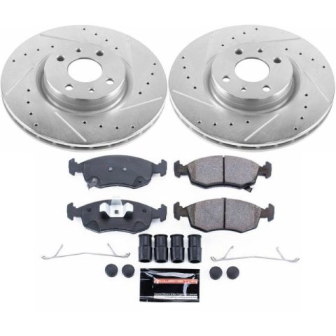 Power Stop 13-18 Fiat 500 Front Z23 Evolution Sport Brake Kit thumbnail 1