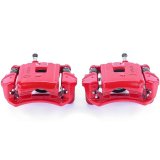 Power Stop 98-07 Lexus LX470 Rear Red Calipers w/Brackets - Pair thumbnail 1
