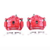 Power Stop 99-04 Hyundai Sonata Front Red Calipers w/Brackets - Pair thumbnail 1
