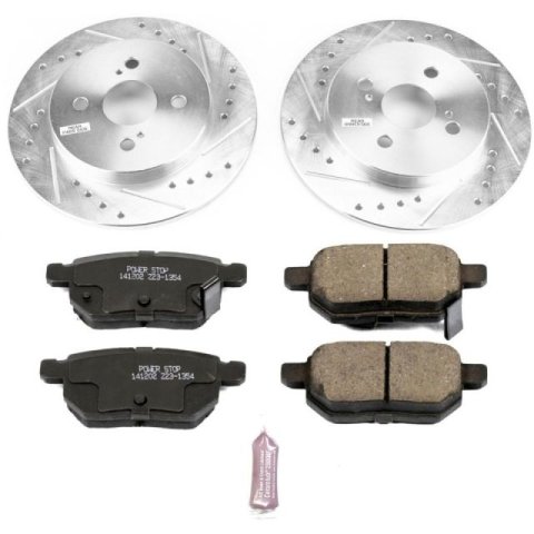 Power Stop 12-18 Toyota Yaris Rear Z23 Evolution Sport Brake Kit thumbnail 1