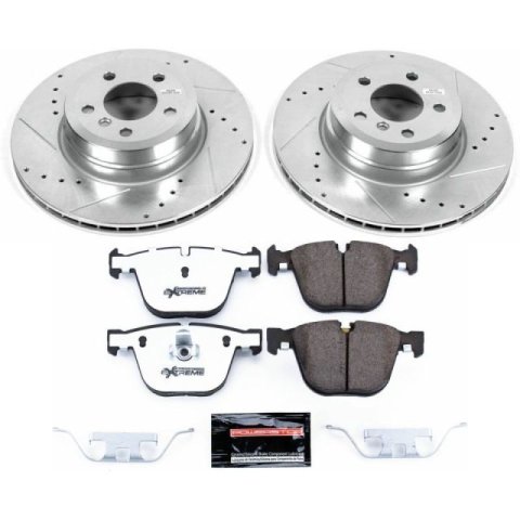 Power Stop 16-18 BMW X5 Rear Z26 Street Warrior Brake Kit thumbnail 1