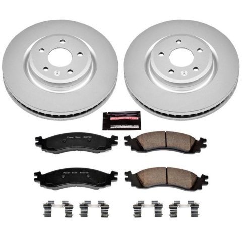 Power Stop 11-12 Ford Taurus Front Z17 Evolution Geomet Coated Brake Kit thumbnail 1