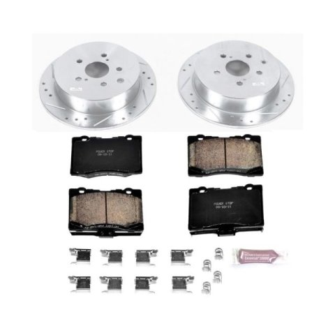 Power Stop 10-15 Lexus RX350 Rear Z23 Evolution Sport Brake Kit thumbnail 1