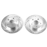 Power Stop 11-16 Scion tC Rear Evolution Drilled & Slotted Rotors - Pair thumbnail 1