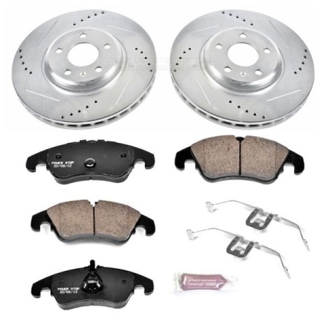 Power Stop 09-11 Audi A4 Front Z23 Evolution Sport Brake Kit thumbnail 1