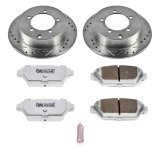 Power Stop 90-94 Eagle Talon Rear Z26 Street Warrior Brake Kit thumbnail 1