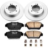 Power Stop 90-94 Eagle Talon Rear Z17 Evolution Geomet Coated Brake Kit thumbnail 1