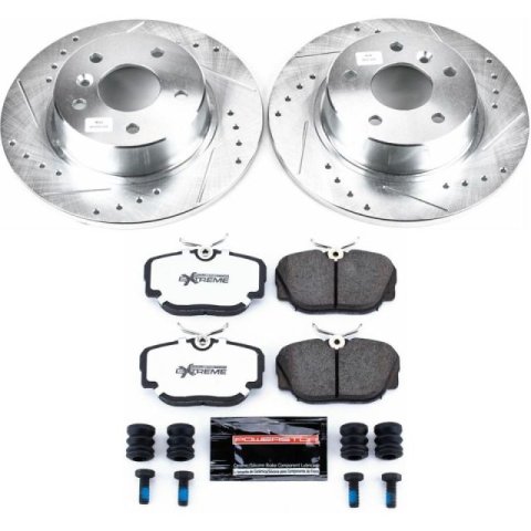 Power Stop 99-04 Land Rover Discovery Rear Z26 Street Warrior Brake Kit thumbnail 1