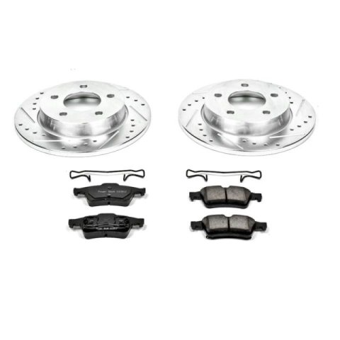 Power Stop 04-05 Mazda 3 Rear Z23 Evolution Sport Brake Kit thumbnail 1