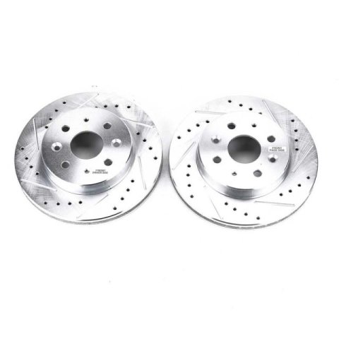 Power Stop 03-05 Kia Rio Front Evolution Drilled & Slotted Rotors - Pair thumbnail 2