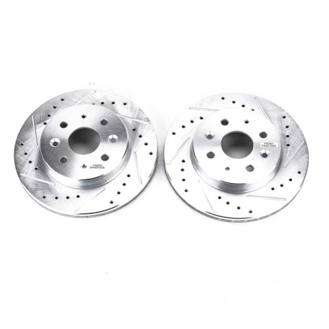 Power Stop 03-05 Kia Rio Front Evolution Drilled & Slotted Rotors - Pair thumbnail 7