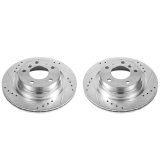 Power Stop 14-16 BMW 228i Rear Evolution Drilled & Slotted Rotors - Pair thumbnail 2