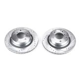 Power Stop 03-08 BMW Z4 Rear Evolution Drilled & Slotted Rotors - Pair thumbnail 2