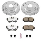 Power Stop 94-99 Ford Mustang Rear Z26 Street Warrior Brake Kit thumbnail 1