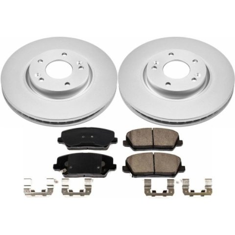 Power Stop 16-17 Hyundai Veloster Front Z17 Evolution Geomet Coated Brake Kit thumbnail 1