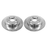Power Stop 07-11 Volvo S80 Rear Evolution Drilled & Slotted Rotors - Pair thumbnail 2