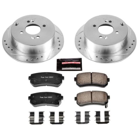 Power Stop 06-07 Hyundai Accent Rear Z23 Evolution Sport Brake Kit thumbnail 1
