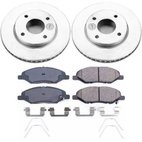 Power Stop 09-11 Nissan Versa Front Z17 Evolution Geomet Coated Brake Kit thumbnail 1