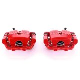 Power Stop 05-12 Acura RL Rear Red Calipers w/Brackets - Pair thumbnail 1