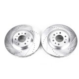 Power Stop 04-09 Cadillac SRX Front Evolution Drilled & Slotted Rotors - Pair thumbnail 1