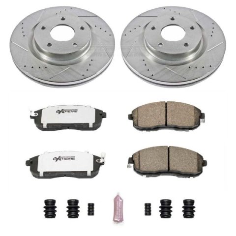 Power Stop 07-13 Nissan Altima Front Z26 Street Warrior Brake Kit thumbnail 1