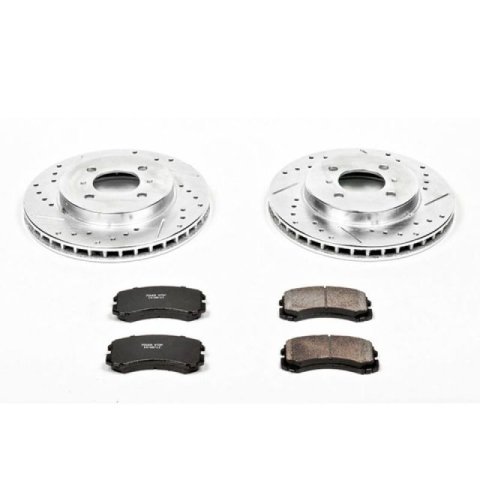Power Stop 02-07 Mitsubishi Lancer Front Z23 Evolution Sport Brake Kit thumbnail 1