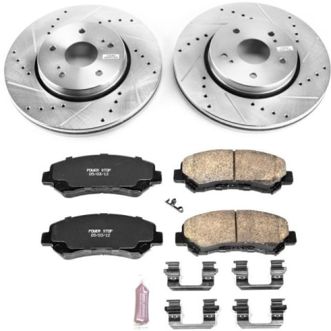 Power Stop 10-13 Suzuki Kizashi Front Z23 Evolution Sport Brake Kit thumbnail 1