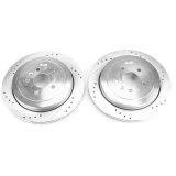 Power Stop 13-19 Lincoln MKT Rear Evolution Drilled & Slotted Rotors - Pair thumbnail 1