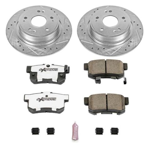 Power Stop 16-18 Acura ILX Rear Z26 Street Warrior Brake Kit thumbnail 1