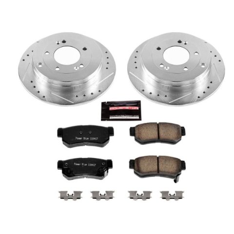Power Stop 06-09 Hyundai Azera Rear Z23 Evolution Sport Brake Kit thumbnail 1