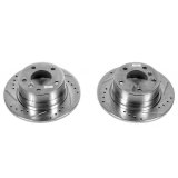 Power Stop 03-05 BMW Z4 Rear Evolution Drilled & Slotted Rotors - Pair thumbnail 1