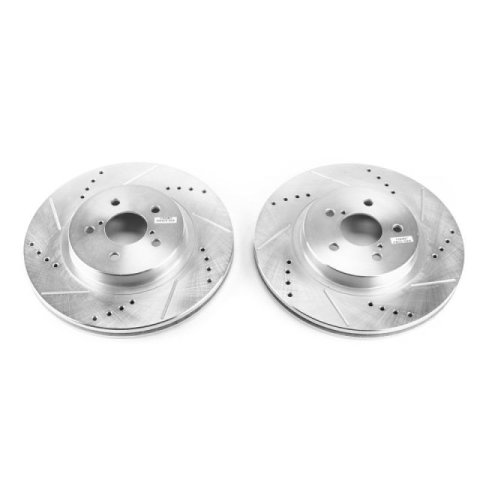 Power Stop 2019 Subaru Crosstrek Front Evolution Drilled & Slotted Rotors - Pair thumbnail 1