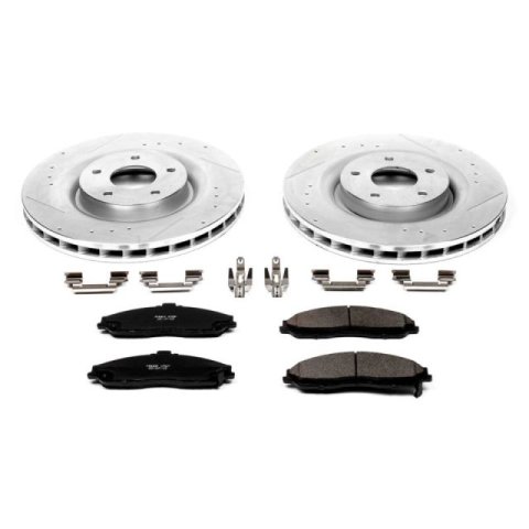 Power Stop 06-09 Cadillac XLR Front Z23 Evolution Sport Brake Kit thumbnail 1