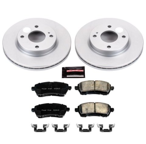 Power Stop 11-19 Ford Fiesta Front Z17 Evolution Geomet Coated Brake Kit thumbnail 1