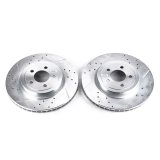 Power Stop 05-19 Chrysler 300 Front Evolution Drilled & Slotted Rotors - Pair thumbnail 2