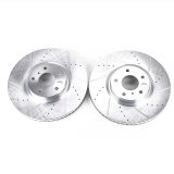 Power Stop 07-08 Infiniti G35 Front Evolution Drilled & Slotted Rotors - Pair thumbnail 1
