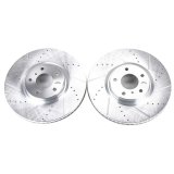 Power Stop 07-08 Infiniti G35 Front Evolution Drilled & Slotted Rotors - Pair thumbnail 2