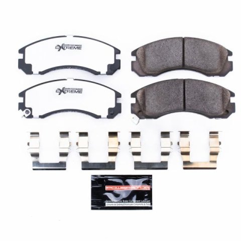 Power Stop 91-96 Dodge Stealth Front Z26 Extreme Street Brake Pads w/Hardware thumbnail 2