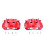 Power Stop 07-09 Chrysler Aspen Front Red Calipers w/Brackets - Pair thumbnail 1