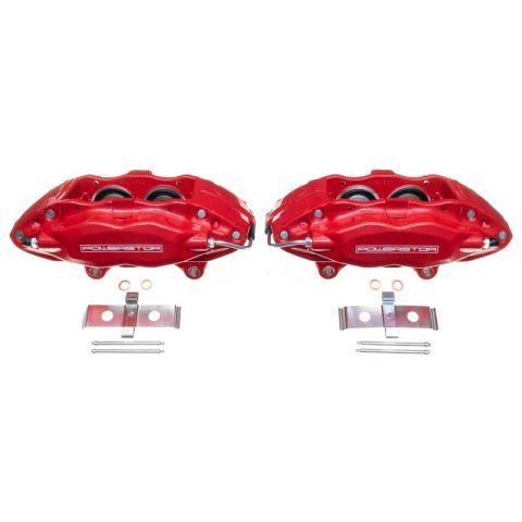 Power Stop 10-15 Chevrolet Camaro Front Red Calipers w/o Brackets - Pair thumbnail 1