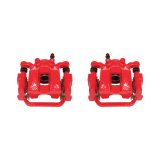 Power Stop 03-08 Infiniti FX35 Rear Red Calipers w/Brackets - Pair thumbnail 1