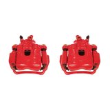 Power Stop 95-04 Toyota Tacoma Front Red Calipers w/Brackets - Pair thumbnail 1